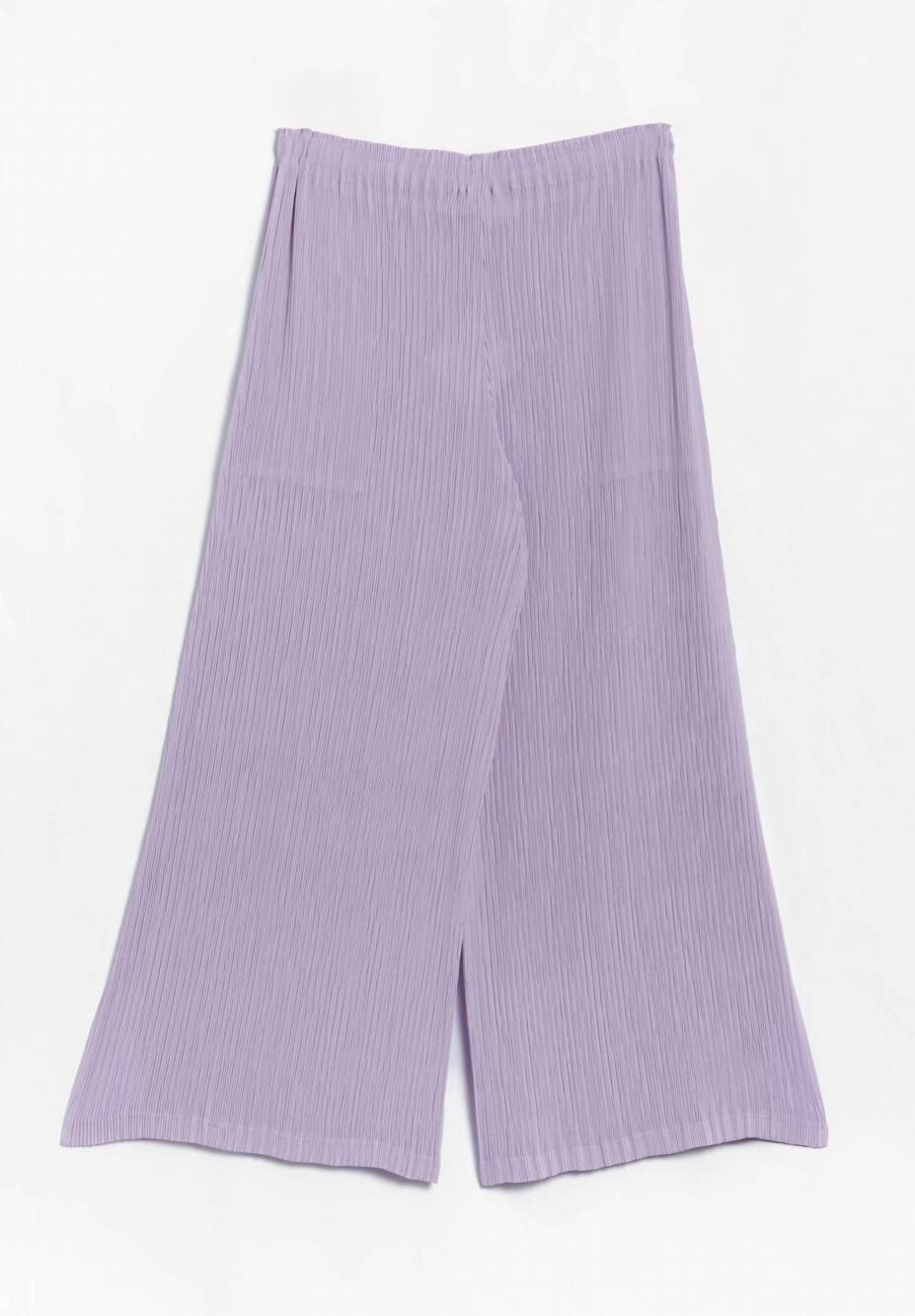 NEW ISSEY MIYAKE women's hatching bottom trouser in lilac